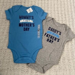 Carter’s Mommy/Daddy Day Onesies